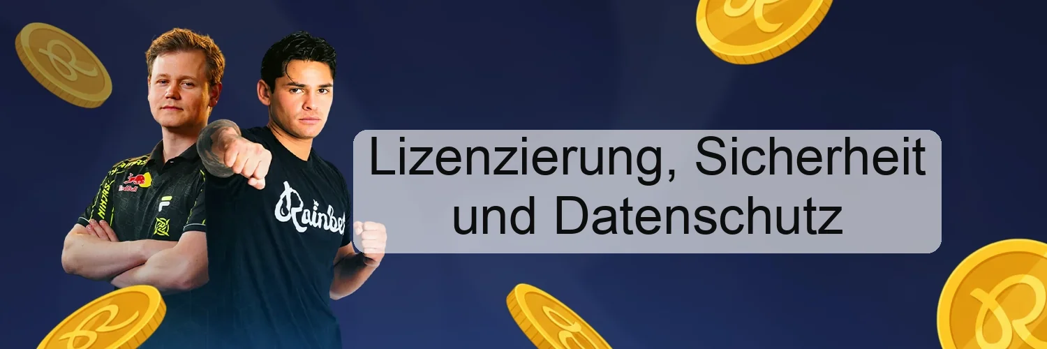 Lizenzierung, Sicherheit und Datenschutz